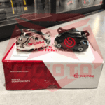 Kaliper Brembo 2 Piston Nickel CNC Billet Black Chrome Brembo Kaliper 2p Original Italy