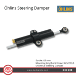 Ohlins Steering Damper Hitam