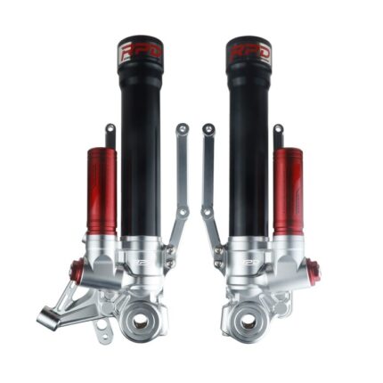 Bottom Shock Tabung Shock Xmax Kaliper Radial RPD Pitch 100mm - Black/Red