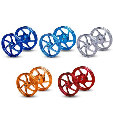 Velg Pelek RPD Racing Wheel Set Skyblade Honda Vario 160 CBS Velk Pelk Pelg - Titanium