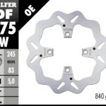 Disc Brake Galfer Fixed Depan Ducati Panigale V4R 245mm Disc Wave