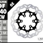 Disc Brake Galfer Floating Complete Depan KTM390 320mm Disc Wave