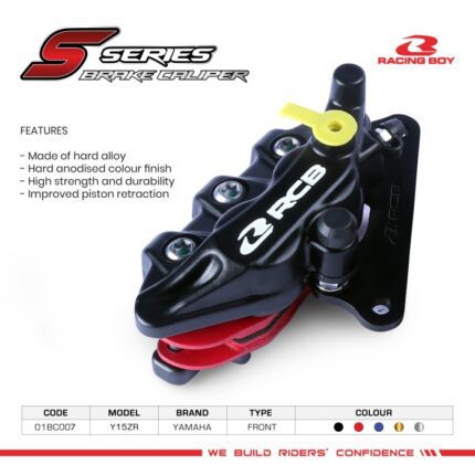 Racing Boy Kaliper S Series Yamaha MX King Original - Depan - Hitam