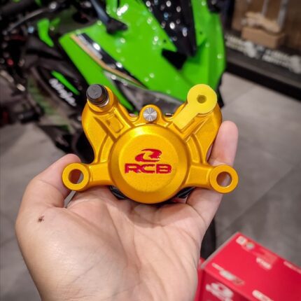 Kaliper 2 Piston RCB R55 Series Kaliper Depan Motor - Gold