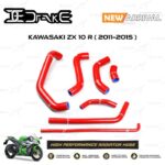 Selang Radiator Drake Kawasaki Ninja ZX10R ZX 10R '11-'15 Radiator Hose