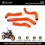 Selang Radiator Drake KTM Duke 290 390 '13-'19 Radiator Hose Orange