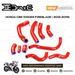 Selang Radiator Drake Honda CBR1000RR 1000RR '12-'19 Radiator Hose
