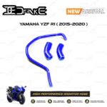 Selang Radiator Drake Yamaha R1 '15-'20 Radiator Hose Biru