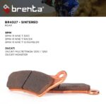 Kampas Rem Sintered Brenta R NineT/Multistrada 1260 Belakang BR4027