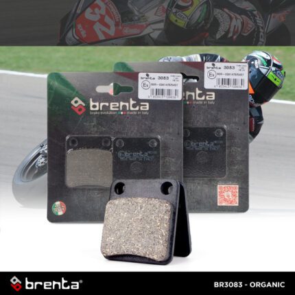 Kampas Rem Organik Brenta Kawasaki KLX 150 Belakang BR3083