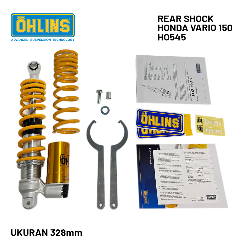 REAR SHOCK HONDA VARIO 150 HO545 Shock Ohlins Honda Vario 125 - Gambar 1