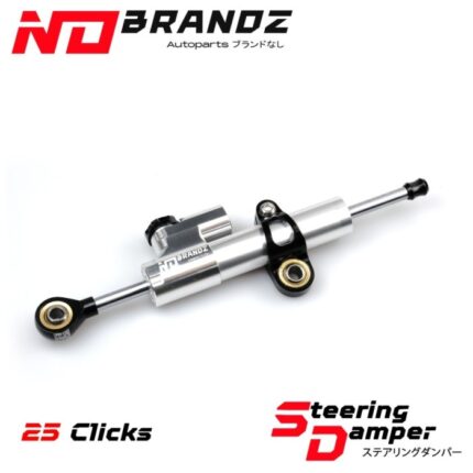Stabilizer Stang / Steering Damper NoBrandz Universal - Type H Silver