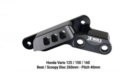 WR3 Bracket Kaliper Brembo 4 Piston 1p Depan Honda Beat Vario Scoopy - Black
