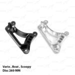WR3 Bracket Kaliper Brembo 2 Piston Depan Honda Beat / Vario / Scoopy