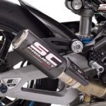 Sc Project Slip On CR-T Carbon Exhaust With Stoneguard Grid BMW S1000 RR M1000 RR '20-'24