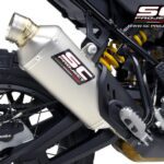 SC Project Slip On Rally Raid Titanium Ducati Desert-X '22-'23