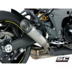 Knalpot Racing SC Project S1 Titanium Z1000 (2017-2021) Dual Silencer