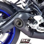 SC Project Fullsystem Stainless S1 Titanium Matt Black Yamaha MT09' 17