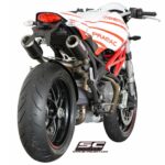 SC Project Slip On PAIR OF CRT Ducati Monster 1100-S/696/796 '10-'14