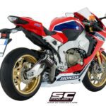 SC Project Slip On CRT Carbon High Position Honda CBR 1000RR '17-'19