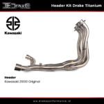 Header Kit Drake Titanium Kawasaki Z1000 Original
