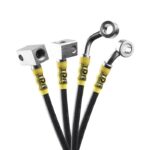 Selang Rem TDR Vario 160 ABS Depan Belakang Black Carbon