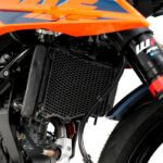 Cover Radiator Pro R&G KTM Rc 390/125/200 '22 Duke 125/250/360 '24, Husqvarna Vitpilen401 '24 Radiator Guard RAD0285PROBK