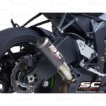 SC Project CR-T Muffler Carbon Knalpot Slip On ZX-6R 636 2013-2017