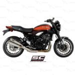 SC Project Twin Conic 70s Muffler SS Knalpot Slip On Kawasaki Z900 RS