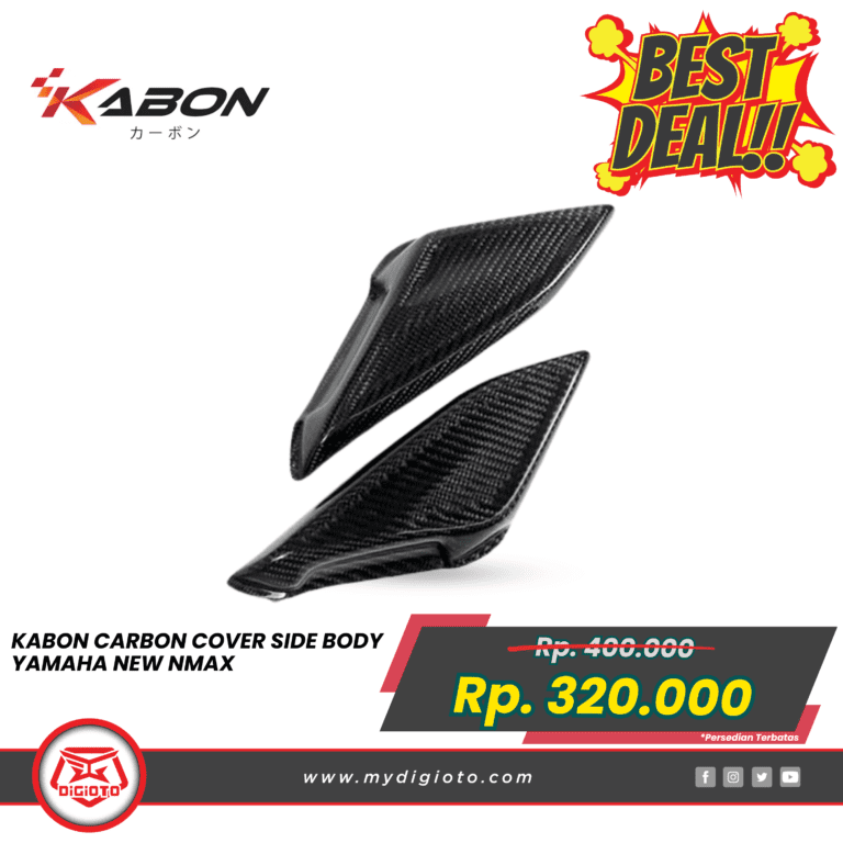 KABON CARBON COVER SIDE BODY YAMAHA NEW NMAX