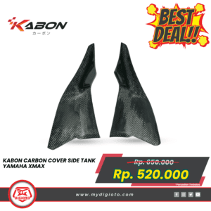 KABON CARBON COVER SIDE TANK YAMAHA XMAX