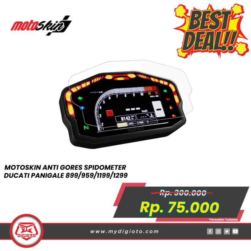 MOTOSKIN ANTI GORES SPIDOMETER DUCATI PANIGALE 89995911991299