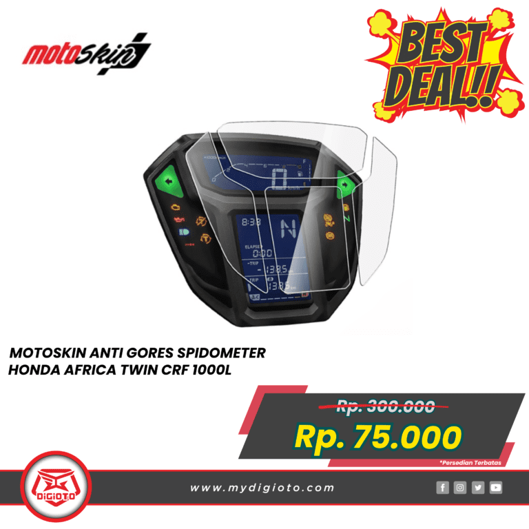 MOTOSKIN ANTI GORES SPIDOMETER HONDA AFRICA TWIN CRF 1000L