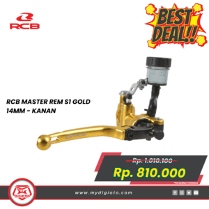 RACING BOY MASTER REM S1 14MM GOLD - KANAN