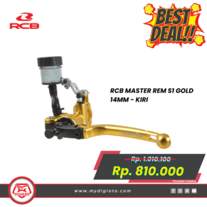 RACING BOY MASTER REM S1 14MM GOLD - KIRI