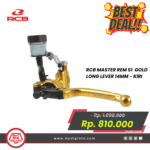 RACING BOY MASTER REM S1 14MM LONG LEVER GOLD - KIRI