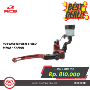 RACING BOY MASTER REM S1 14MM RED - KANAN