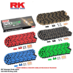 Rantai Motor RK Chain 520-120L KRX RX Ring Black Ninja 250 Z250 MT25