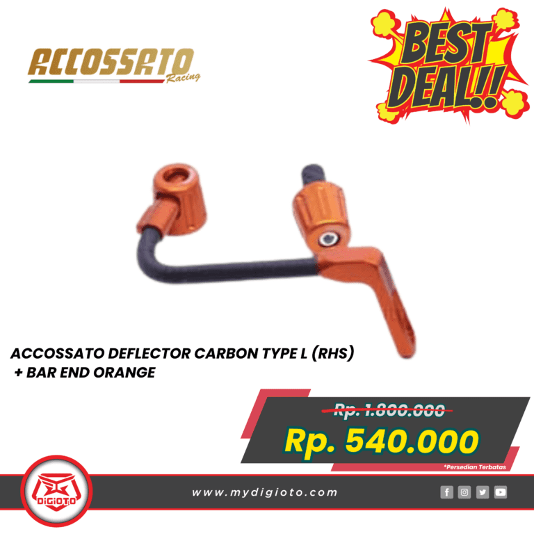 garage ACCOSSATO DEFLECTOR CARBON TYPE L orange
