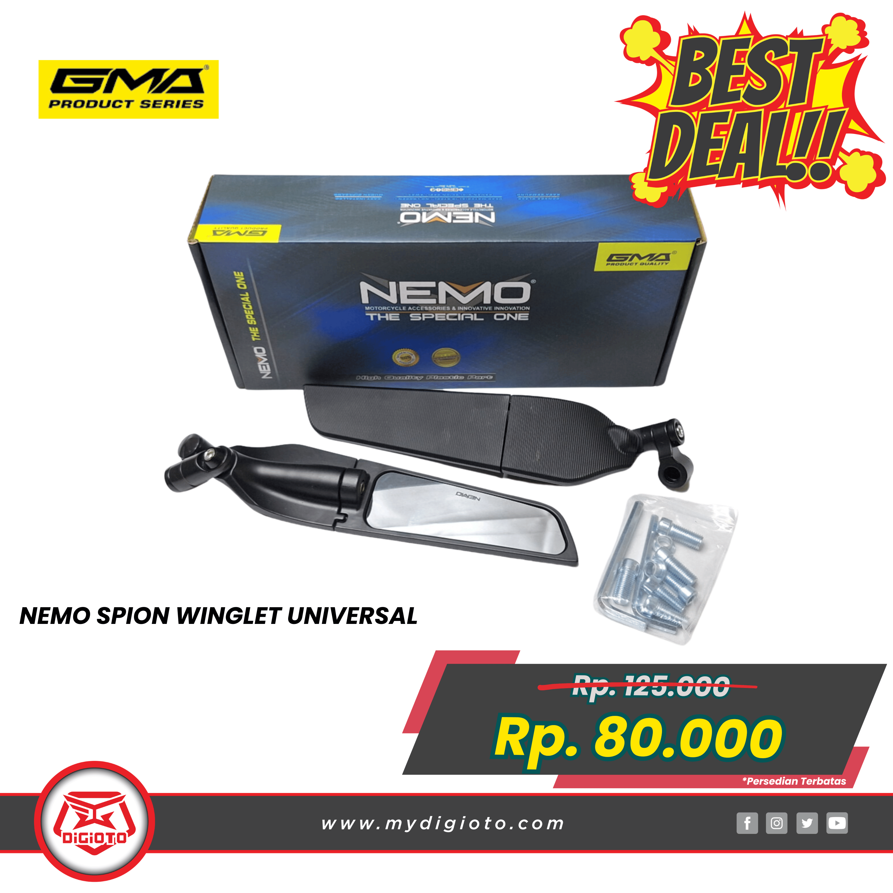garage NEMO SPION WINGLET UNIVERSAL garage NEMO SPION WINGLET UNIVERSAL