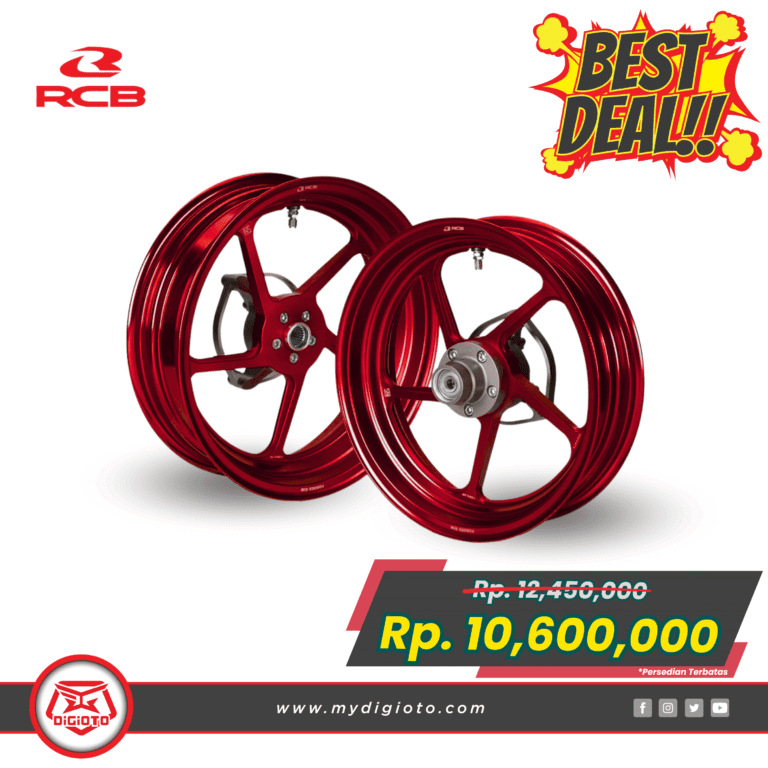 garage sale rcb velg xmax merah