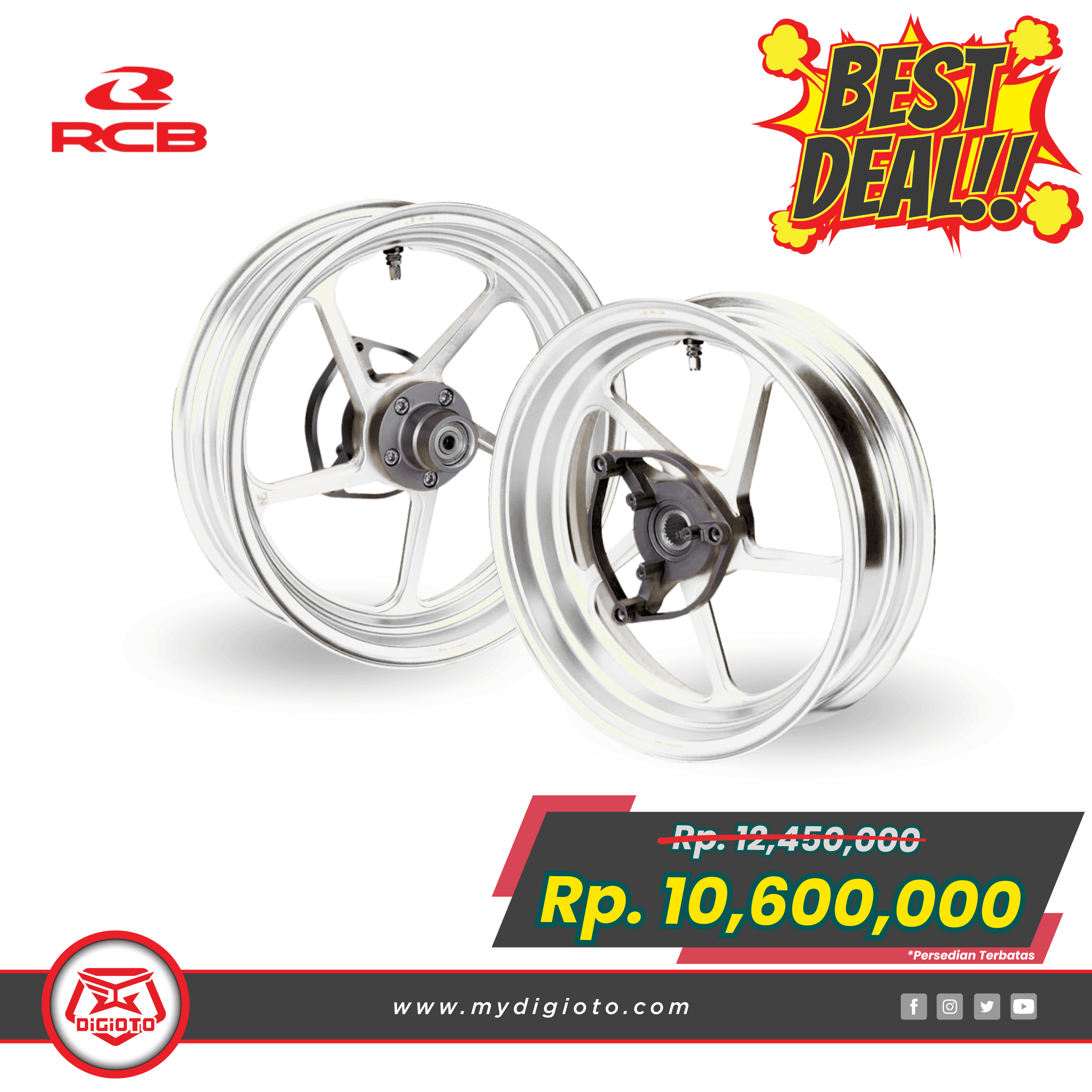garage sale rcb velg xmax silver garage sale rcb velg xmax silver