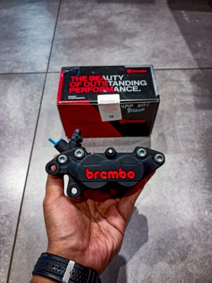 Kaliper 4 Piston Brembo 4P 1Pin Brake Caliper - Kiri Black