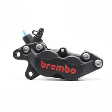 Kaliper 4 Piston Brembo 4P 1Pin Brake Caliper - kanan hitam