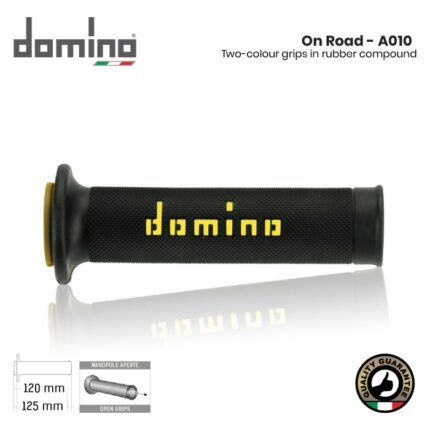 Handgrip Domino Italy Racing A010 Original Universal - Hitam Kuning