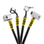 Selang Rem TDR ADV150 ADV160 ADV 150 160 ABS Depan Belakang Black Carbon K1Z01-ABSBC