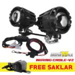 Full Set Lampu Tembak Drake Minimax NEO 100watt Fog Lamp LED