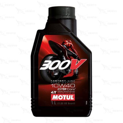 Oli Motor Motul 300V1 300 V 1 10W40 Ester Core Full Synthetic FL Road Racing 1L