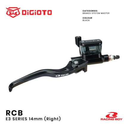 Racing Boy RCB Master Rem E3 14mm Kanan Only - Silver