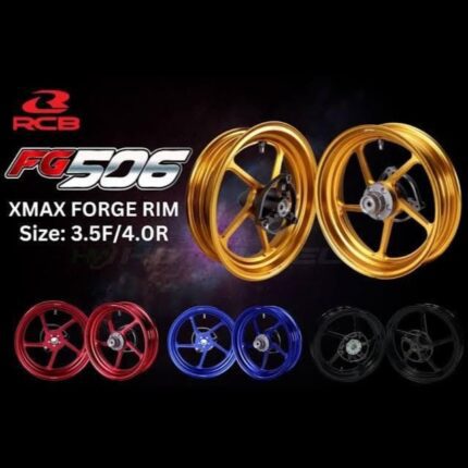 Velg RCB Racing Boy FG506 FG 506 Forged Rims Yamaha XMAX - Merah